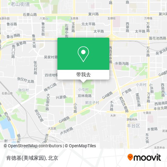 肯德基(美域家园)地图