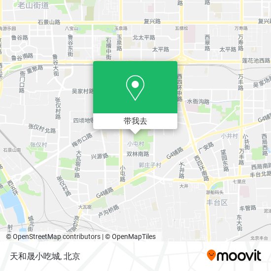 天和晟小吃城地图