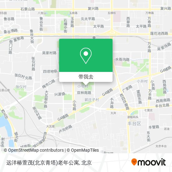远洋椿萱茂(北京青塔)老年公寓地图
