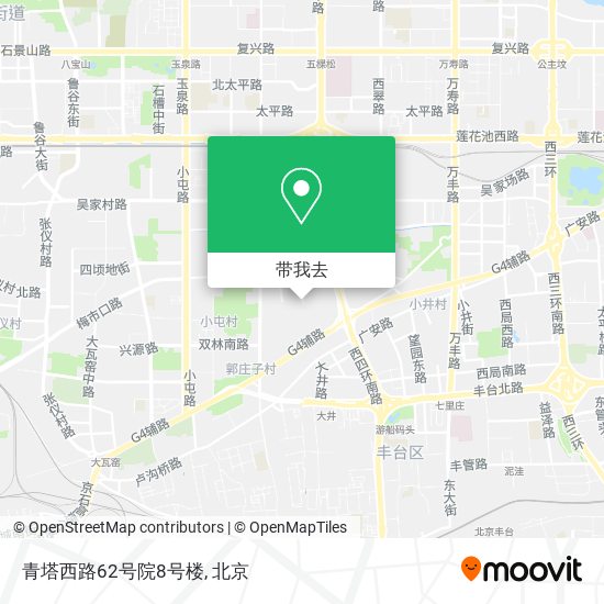 青塔西路62号院8号楼地图