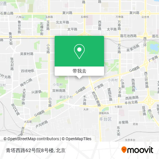 青塔西路62号院8号楼地图