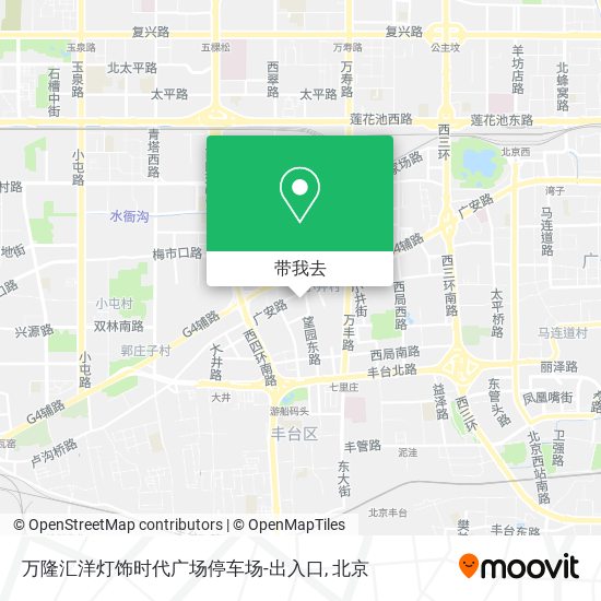 万隆汇洋灯饰时代广场停车场-出入口地图