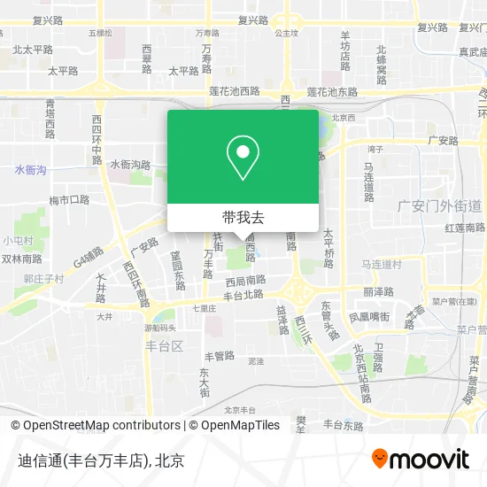 迪信通(丰台万丰店)地图