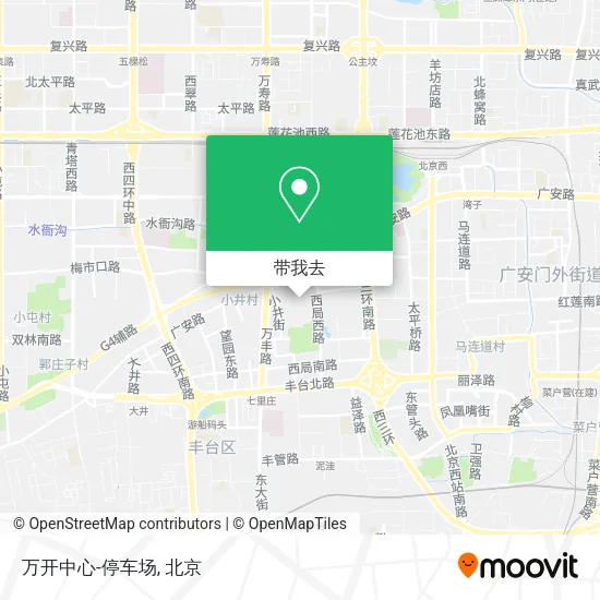 万开中心-停车场地图