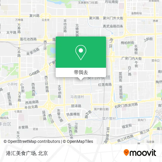 港汇美食广场地图