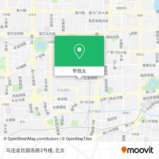 马连道欣园东路2号楼地图