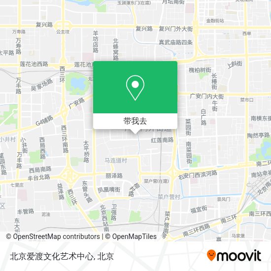 北京爱渡文化艺术中心地图