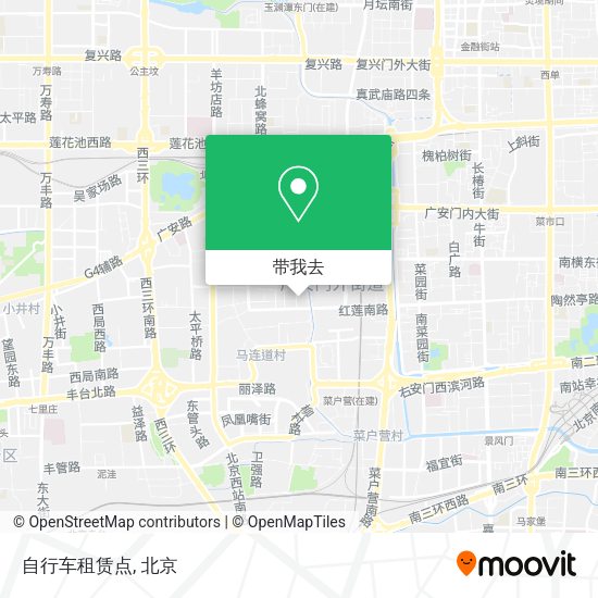 自行车租赁点地图