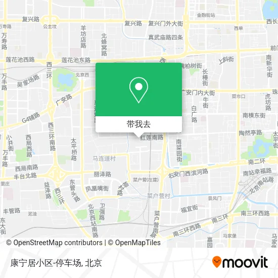 康宁居小区-停车场地图