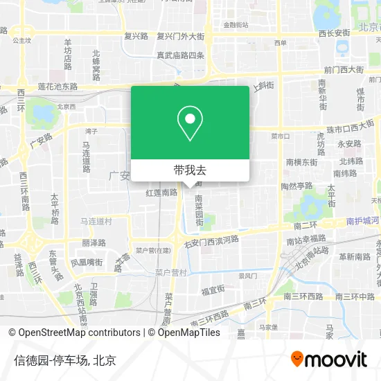 信德园-停车场地图