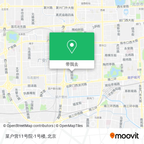 菜户营11号院-1号楼地图
