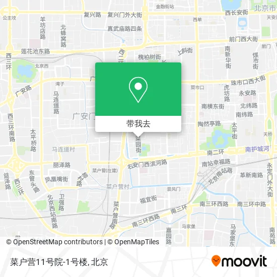 菜户营11号院-1号楼地图