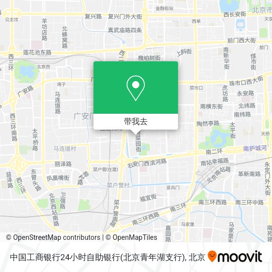 中国工商银行24小时自助银行(北京青年湖支行)地图