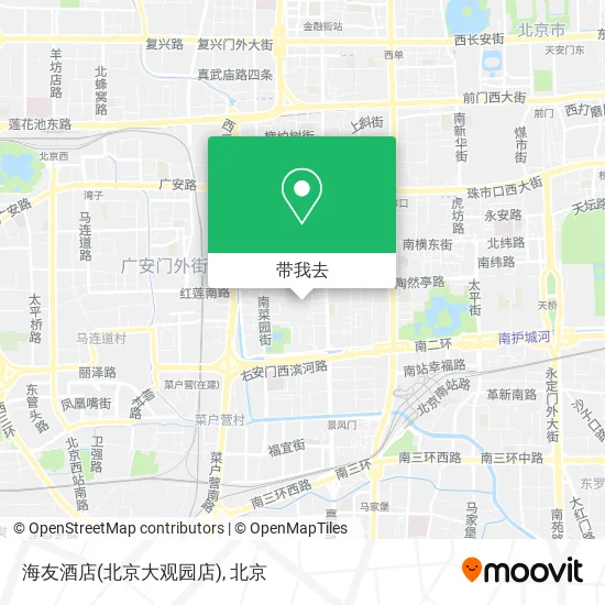 海友酒店(北京大观园店)地图