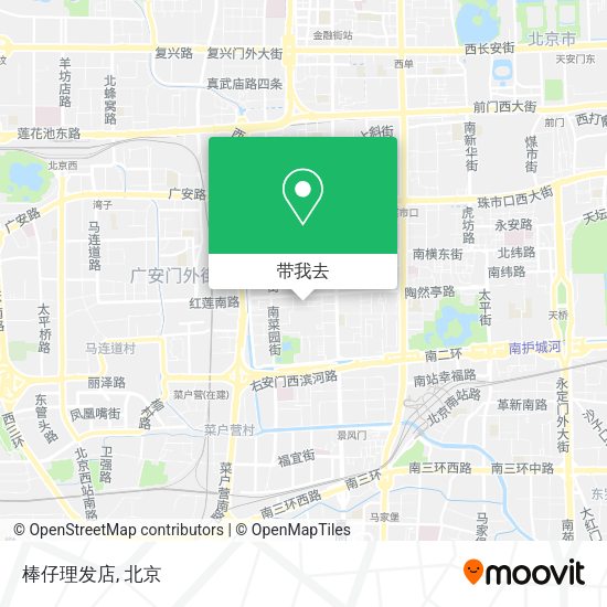 棒仔理发店地图
