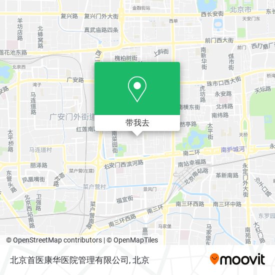 北京首医康华医院管理有限公司地图
