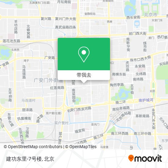建功东里-7号楼地图