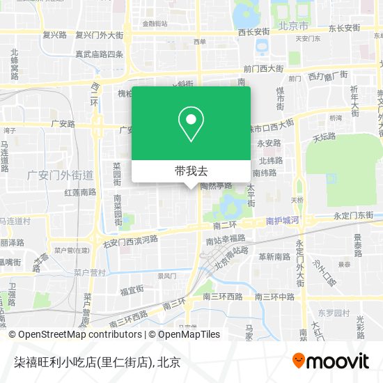 柒禧旺利小吃店(里仁街店)地图