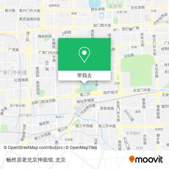 畅然居老北京抻面馆地图