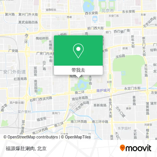 福源爆肚涮肉地图