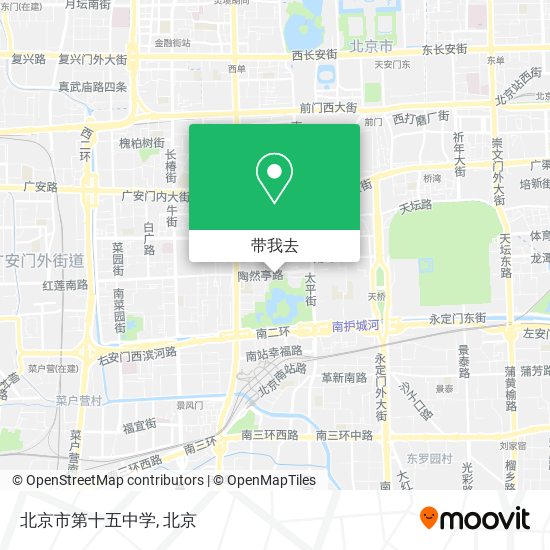 北京市第十五中学地图