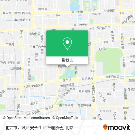 北京市西城区安全生产管理协会地图