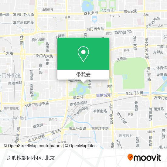 龙爪槐胡同小区地图