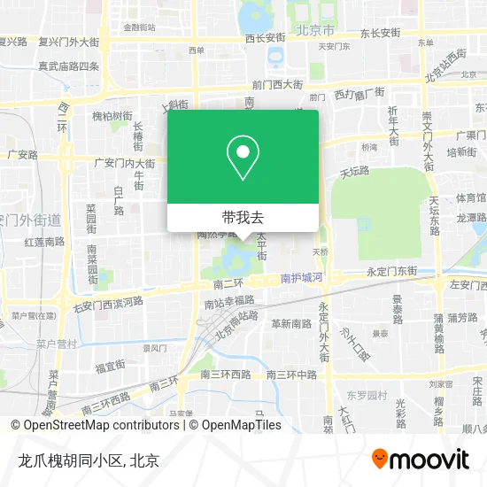 龙爪槐胡同小区地图