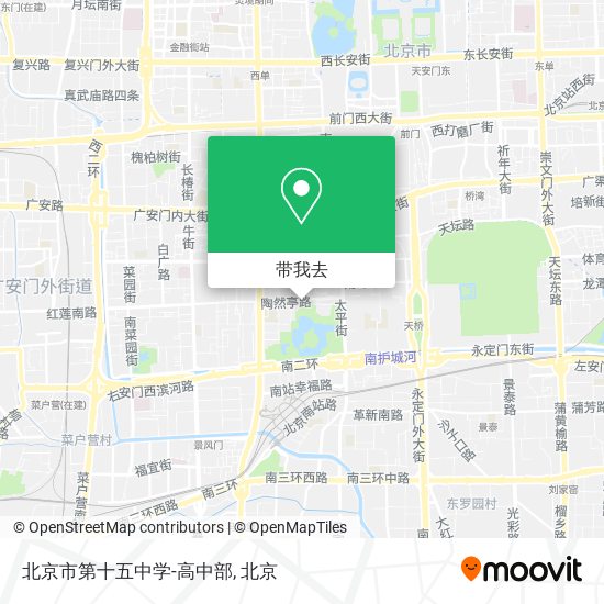 北京市第十五中学-高中部地图