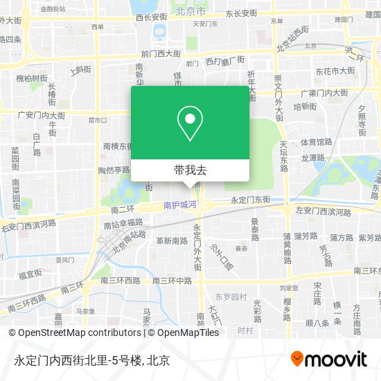永定门内西街北里-5号楼地图