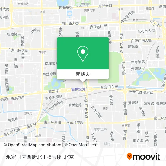 永定门内西街北里-5号楼地图