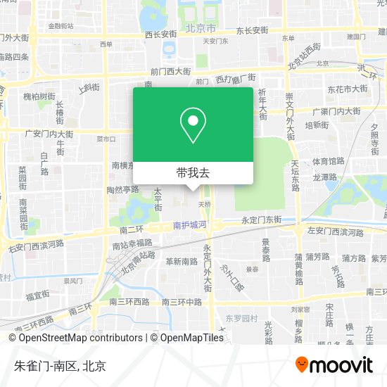 朱雀门-南区地图