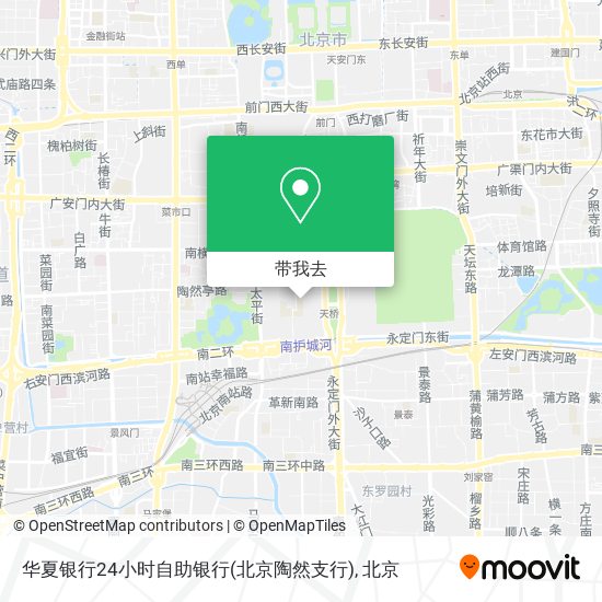 华夏银行24小时自助银行(北京陶然支行)地图