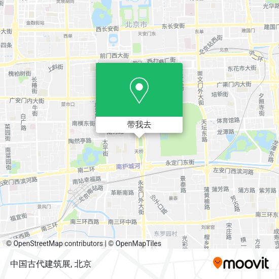 中国古代建筑展地图