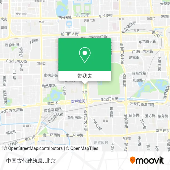 中国古代建筑展地图