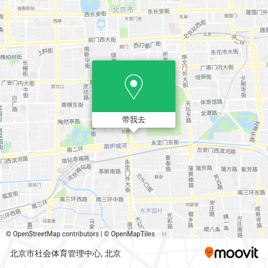 北京市社会体育管理中心地图