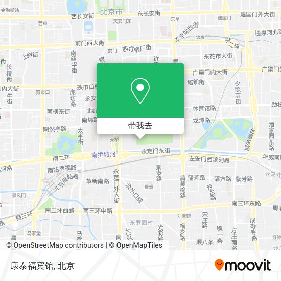康泰福宾馆地图