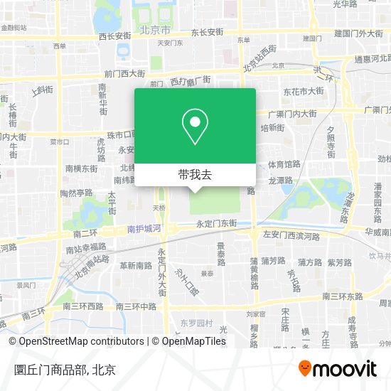 圜丘门商品部地图