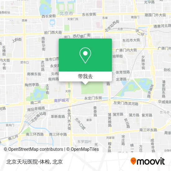 北京天坛医院-体检地图