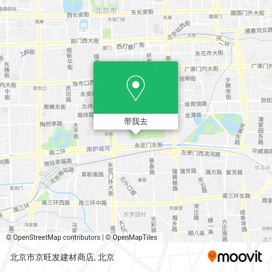 北京市京旺发建材商店地图