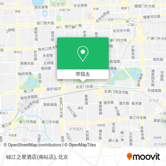 锦江之星酒店(南站店)地图