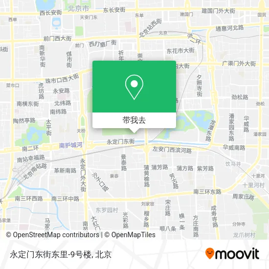 永定门东街东里-9号楼地图