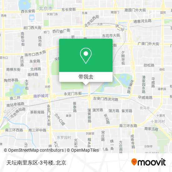 天坛南里东区-3号楼地图