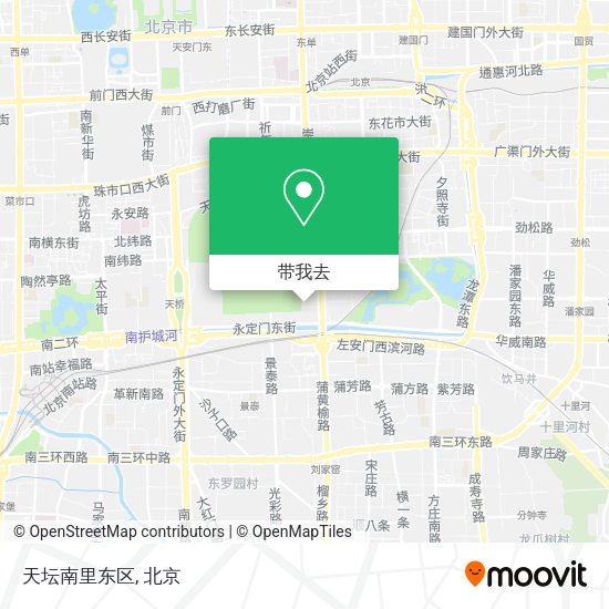 天坛南里东区地图