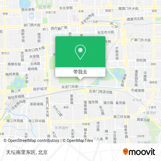 天坛南里东区地图