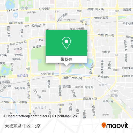 天坛东里-中区地图