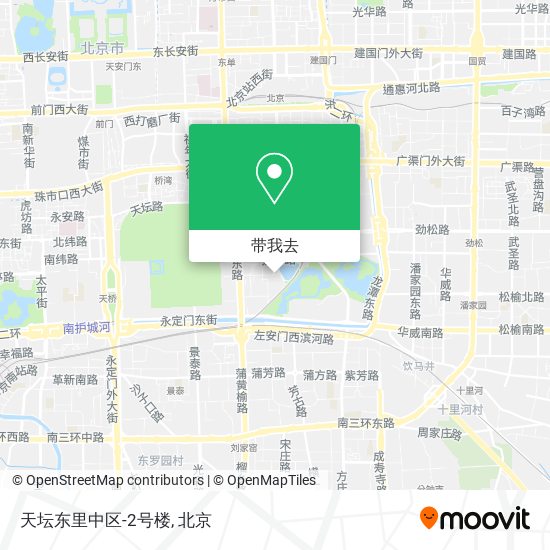 天坛东里中区-2号楼地图