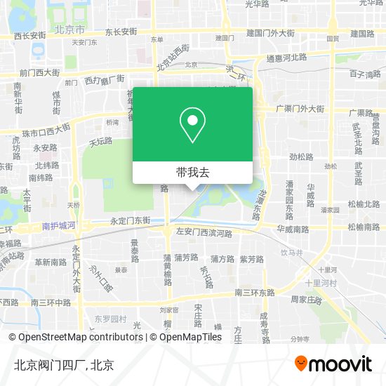 北京阀门四厂地图
