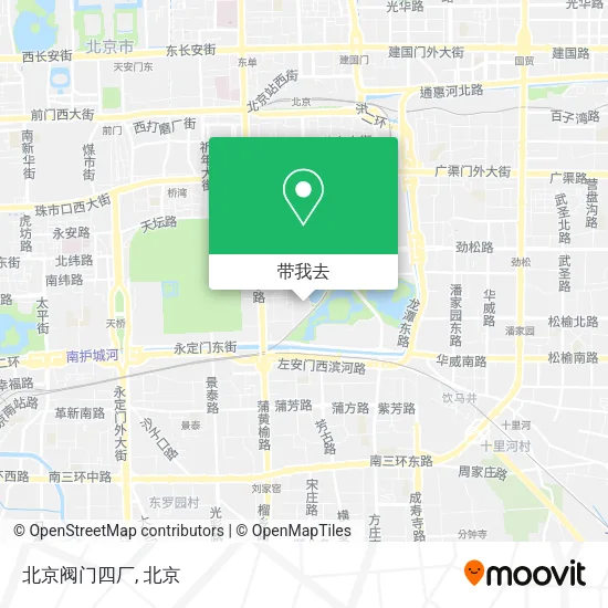 北京阀门四厂地图