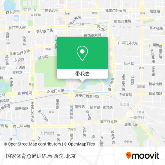 国家体育总局训练局-西院地图